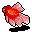 Pixelated goldfish
