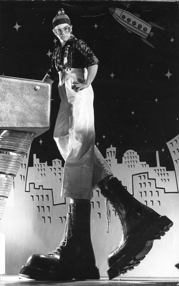 Dame Elton as the Pinball Wizard