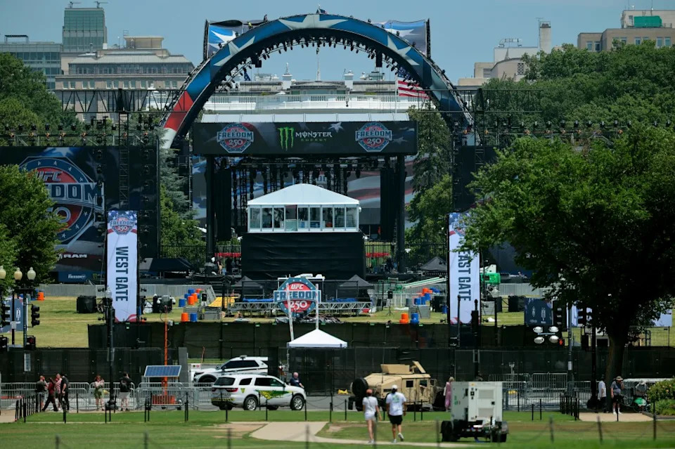 monster front and center at the white house