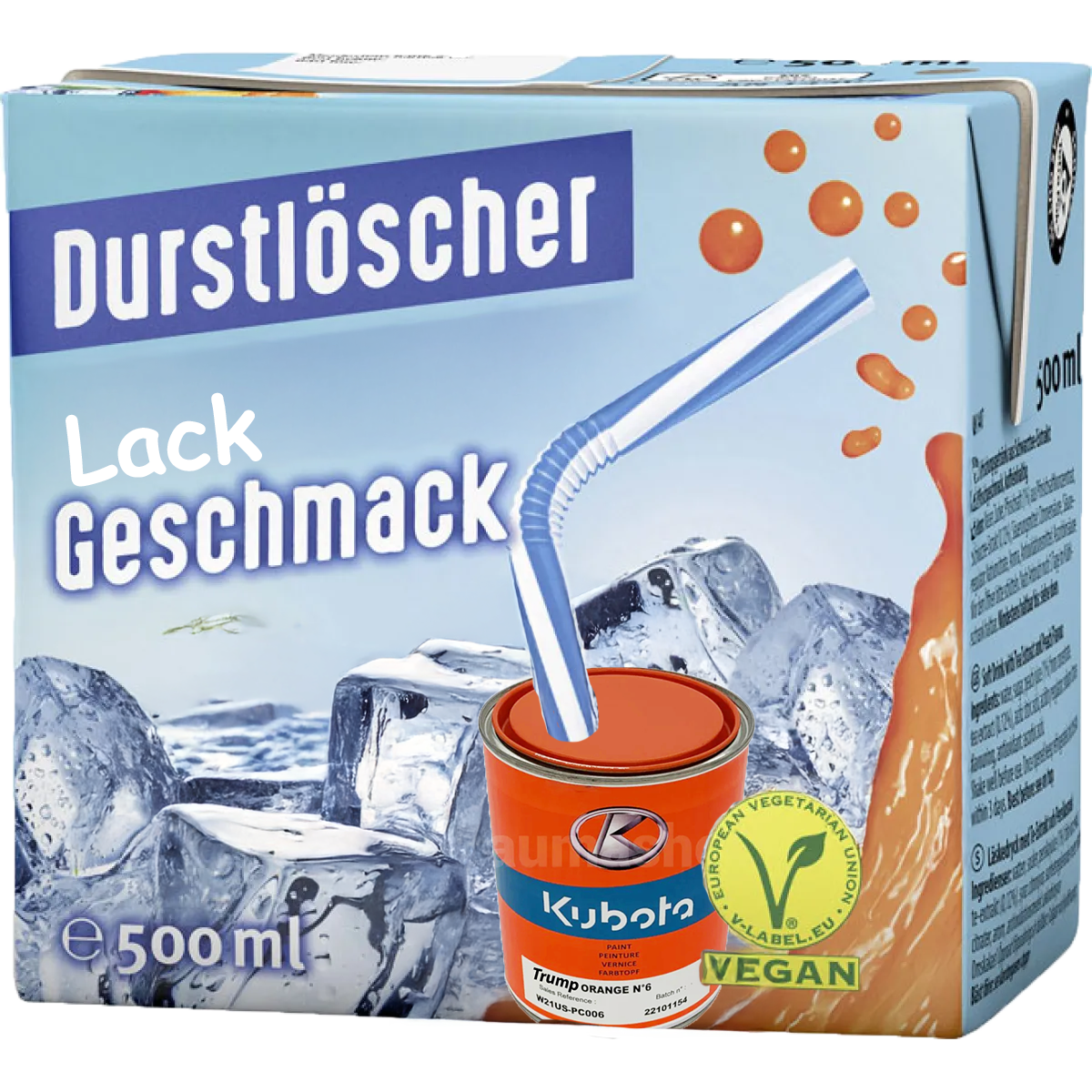 Durstlöscher Lack Trump Orange Nr 6