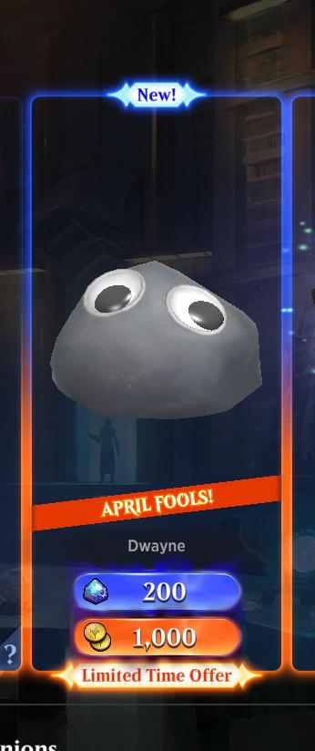 Pet rock in the store for April Fools Day 🪨