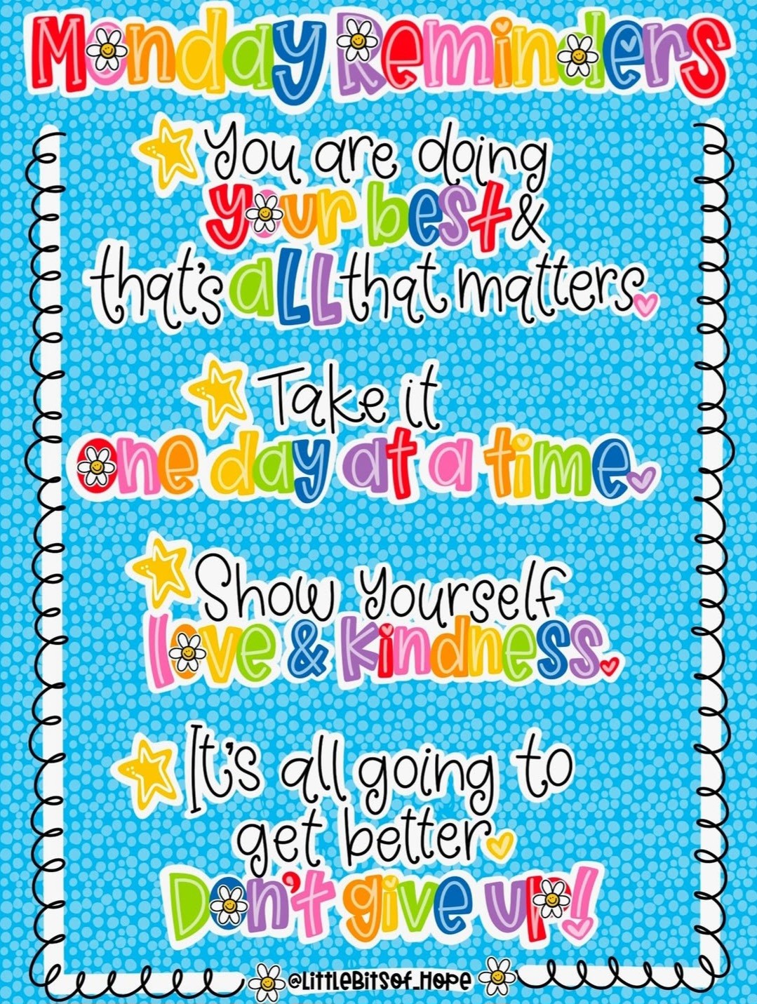 Monday motivation... how are you going to practice self care this week?