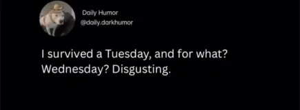 gotta get through thursday as well